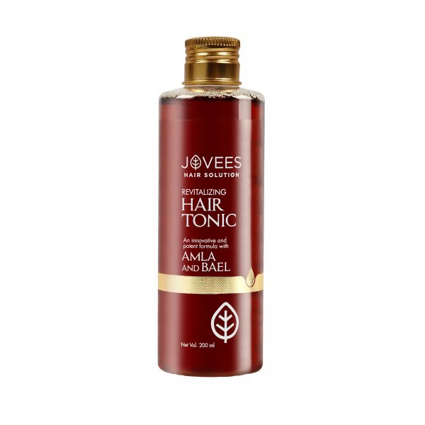 Jovees Revitalising Amla & Bael Hair Tonic For Long, Strong & Thick Hair | Grocsy