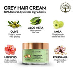 Ivory Natural Cream For Greys Restore Natural Hair Color | Grocsy