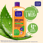 Clean & Clear Aloe Vera Face Wash - Gentle Hydrating Cleanser for Oily Skin | Grocsy