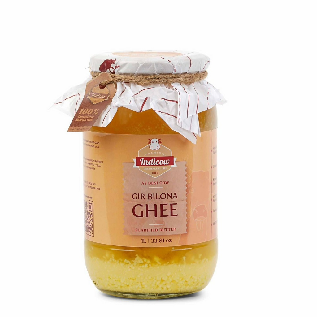 Indicow Foods Pure Authentic A2 Gir Cow Ghee | Grocsy