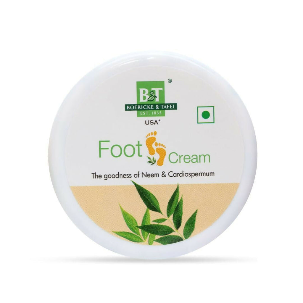 BT Boericke & Tafel Foot Cream with Goodness of Neem for Dry and Cracked Heels | Grocsy