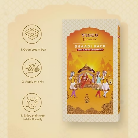 Vicco Turmeric Shaadi Haldi Pack | Grocsy