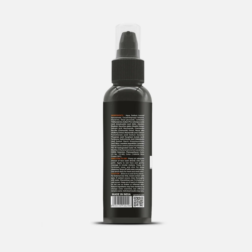 VI-JOHN Master Stroke Vitamin-C Face Wash Brightening Skin And Radiant Glow For All Skin Types | Grocsy