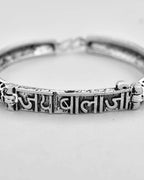 VOJ Silver Plated Kada Bracelet