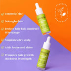 Natural Vibes Hair Treatment Serum & Conditioning Mask Combo | Grocsy