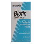 HealthAid Biotin 5000 mcg Tablets