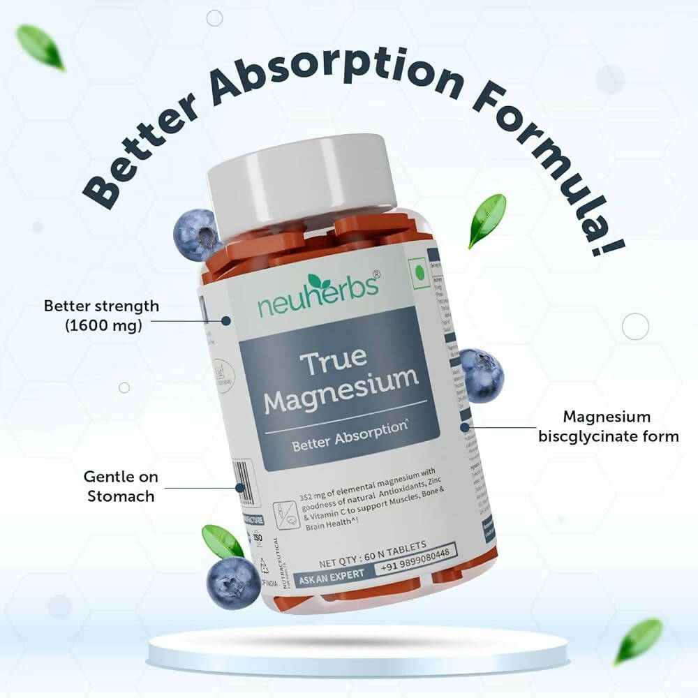 Neuherbs True Magnesium Tablets | Grocsy