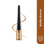 Pilgrim Metallic Eyeliner Boldly Bronze, Long Lasting & Smudge Proof Enriched With Argan Oil | Grocsy
