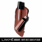 Lakme Absolute Matte Melt Liquid Lip Color - Natural Nude | Grocsy