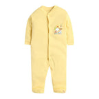 Daddy - G Rompers/Sleepsuits/Jumpsuit /Night Suits for New Born Babies - Yellow | Grocsy