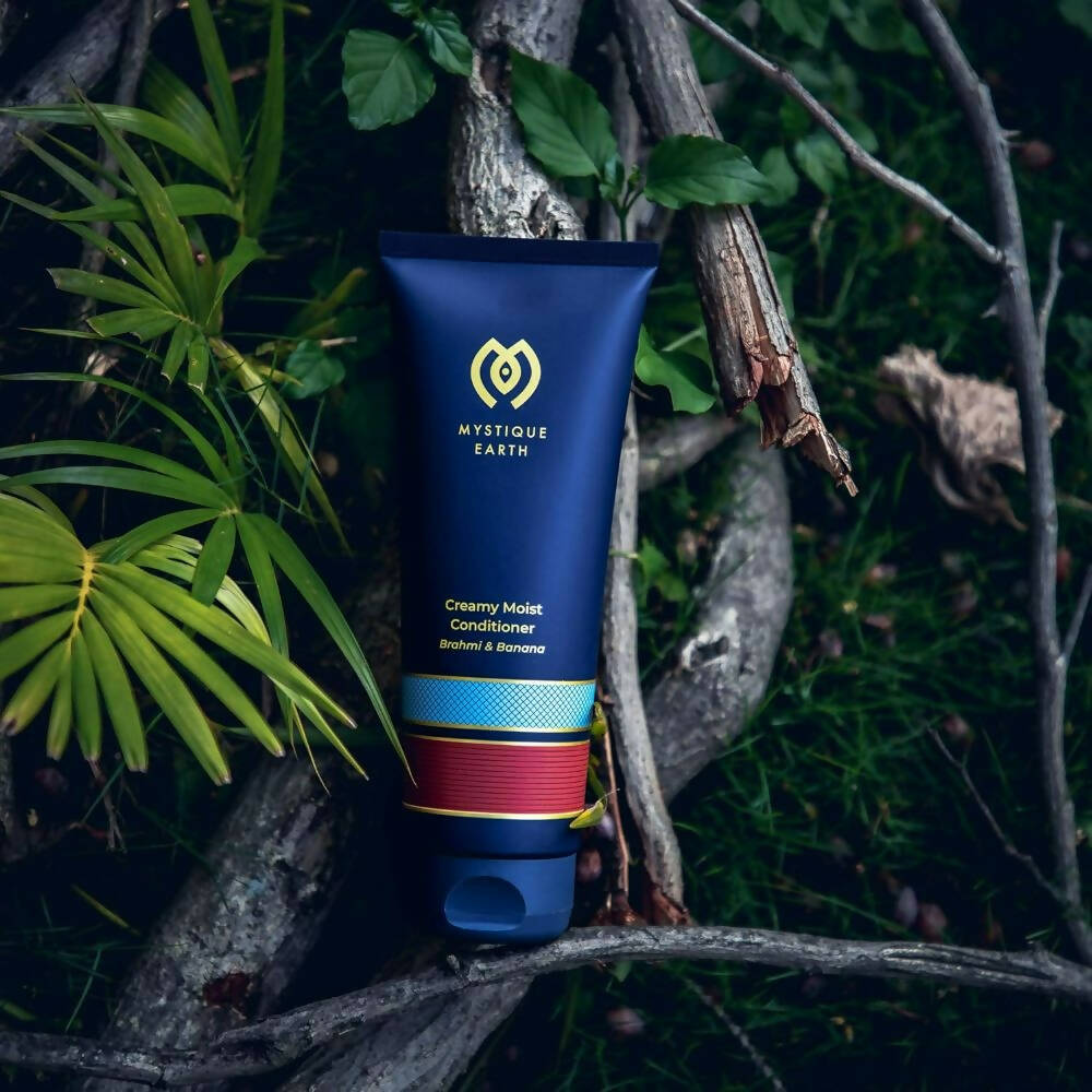 Mystique Earth Creamy Moist Conditioner With Richness Of Brahmi & Banana | Grocsy