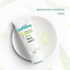 mCaffeine Green Tea Face Wash with Vitamin C & Hyaluronic Acid | Grocsy