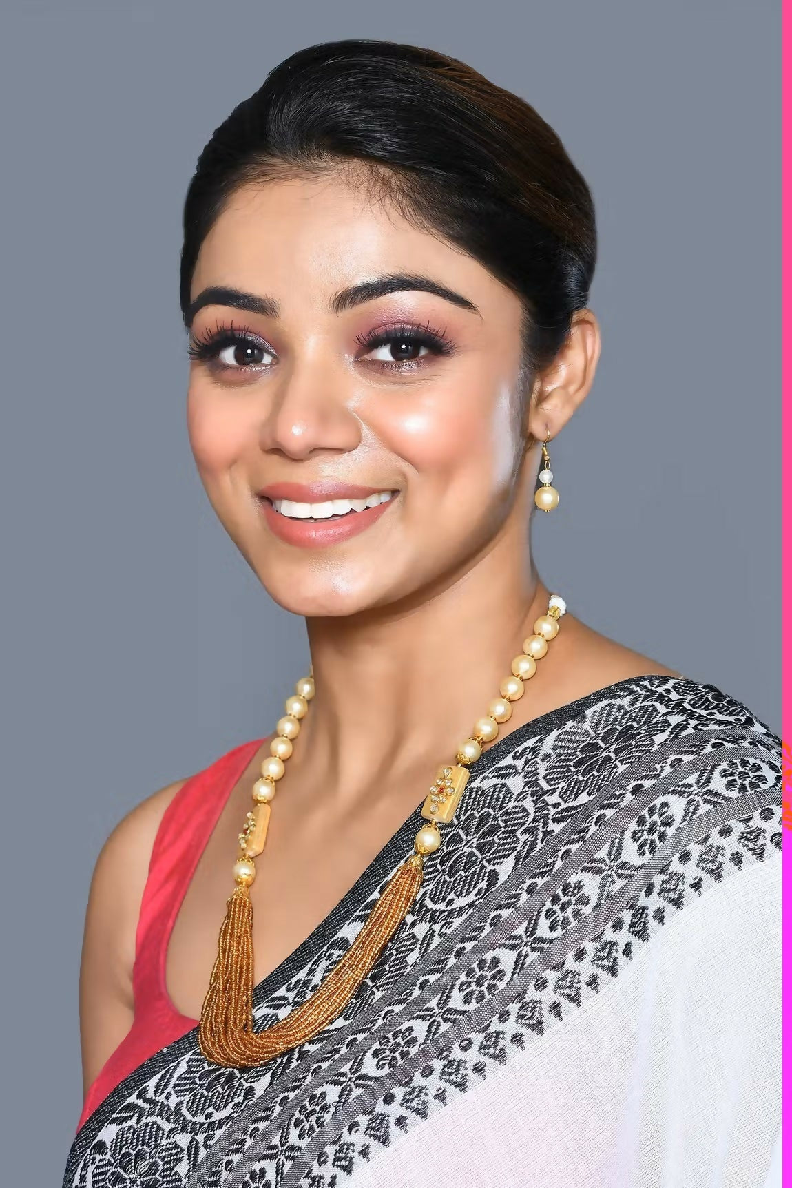 Joban Fashion Women Golden Mala Necklace Set With Earrings | Grocsy