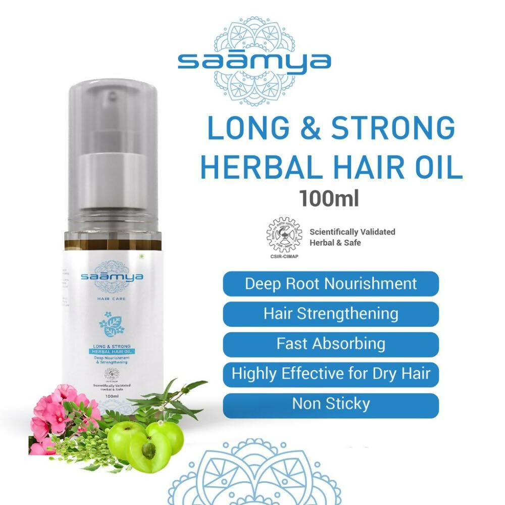 Saamya Long & Strong Herbal Hair Oil | Grocsy