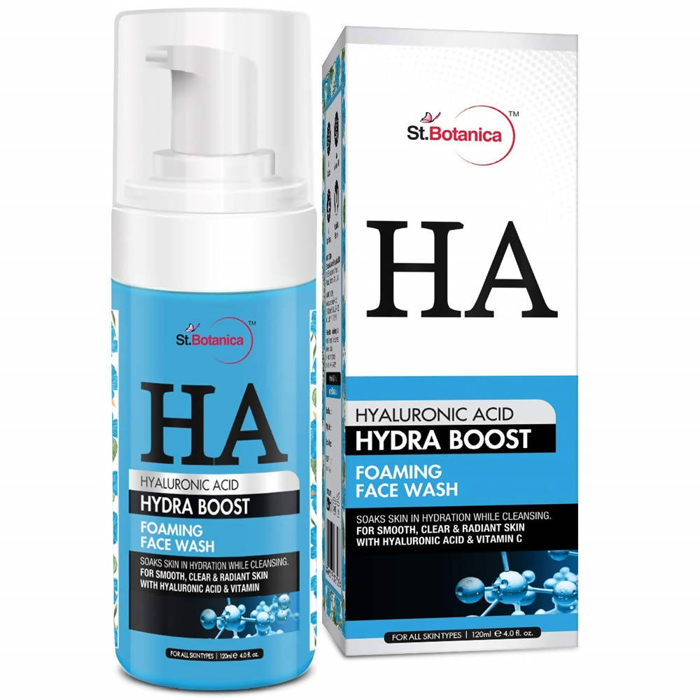 St.Botanica Hyaluronic Acid Hydra Boost Foaming Face Wash | Grocsy