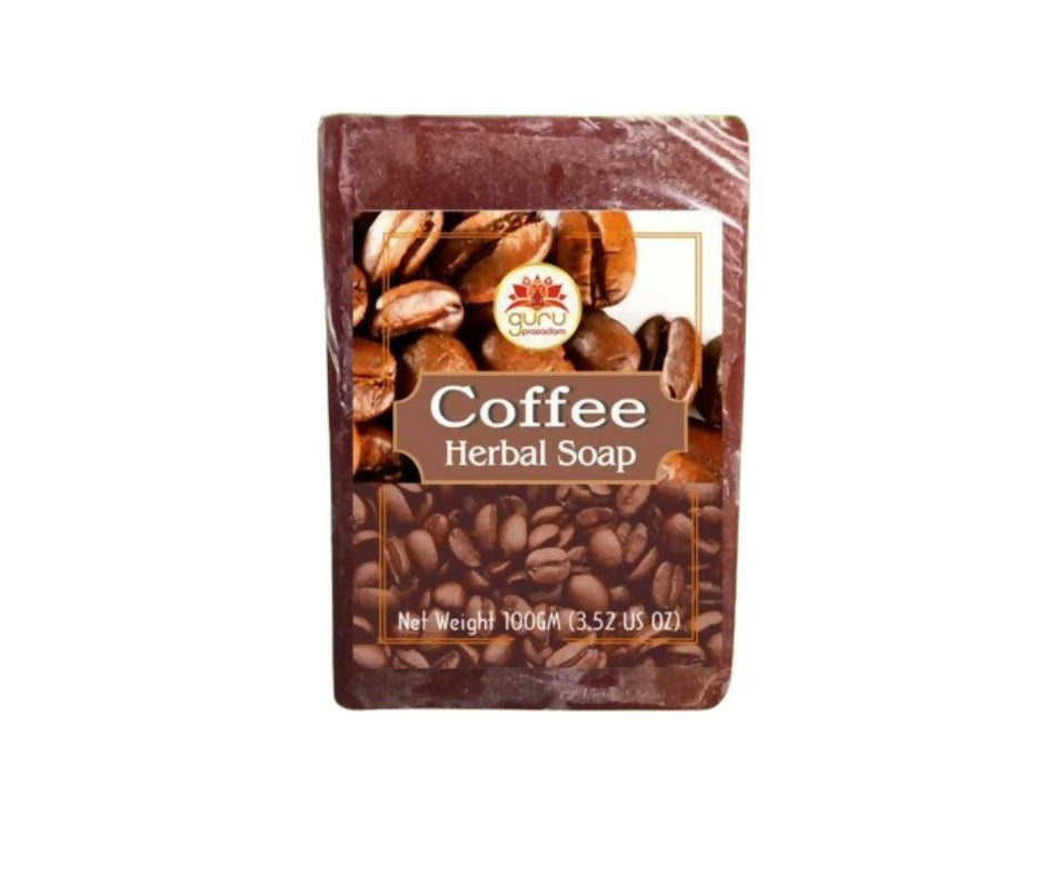 Guru Prasadam Coffee Herbal Soap | Grocsy