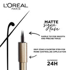L'Oreal Paris Matte Signature Eyeliner - Black | Grocsy