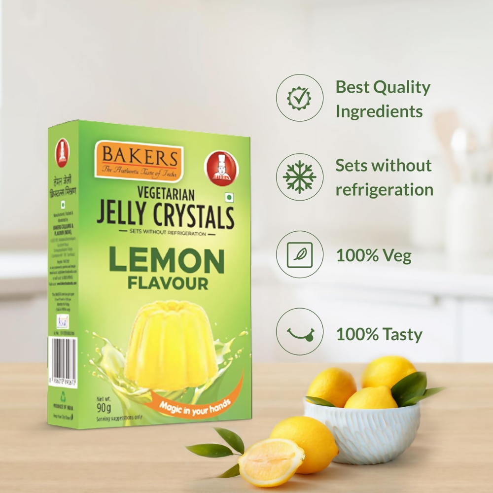 BAKERS Jelly Crystals - Lemon Flavour | Grocsy