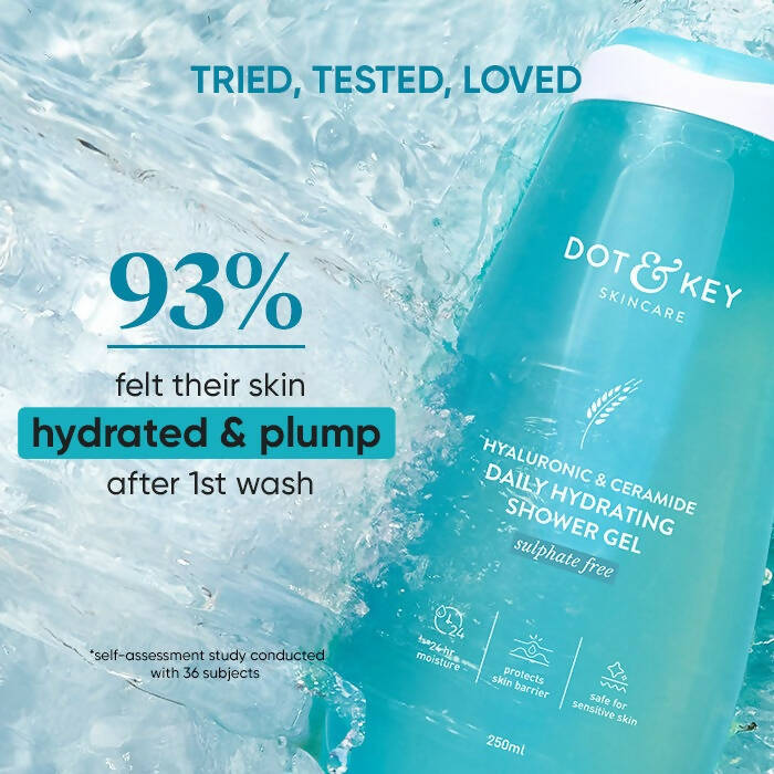 Dot & Key Hyaluronic & Ceramides Daily Hydrating Shower Gel | Grocsy