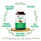 Bliss Welness Curcumin Biopiperine Tablets | Grocsy
