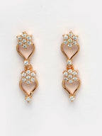 NVR Women's Gold-Polished American Diamond-Studded Handcrafted Jewellery Set | Grocsy