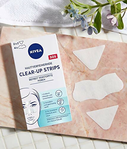 Nivea Visage Hautverfeinerndes Clear Up Strips | Grocsy