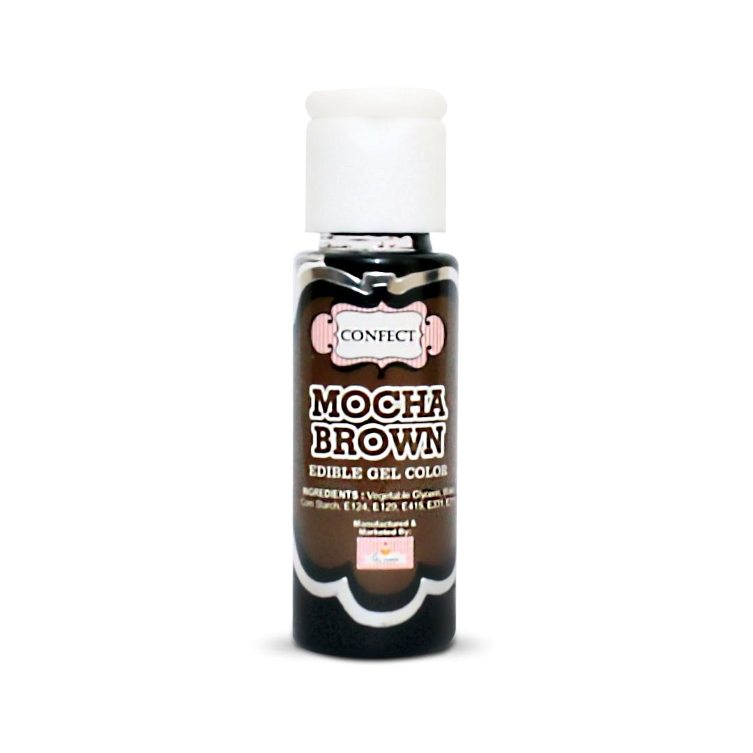 Confect Mocha Brown | Edible Gel Color | Grocsy