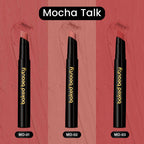 Baked Beauty My Crayon Mocha Talk Super Matte Lip Cream Lipsticks (Set of 3) | Grocsy