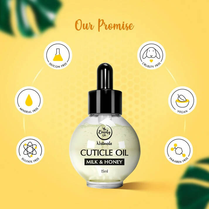 The Beauty Co. Milk & Honey Cuticle Oil for Nails | Grocsy