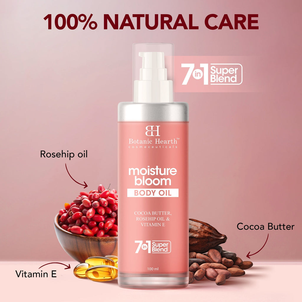 Botanic Hearth Moisture Bloom Body Oil | Grocsy