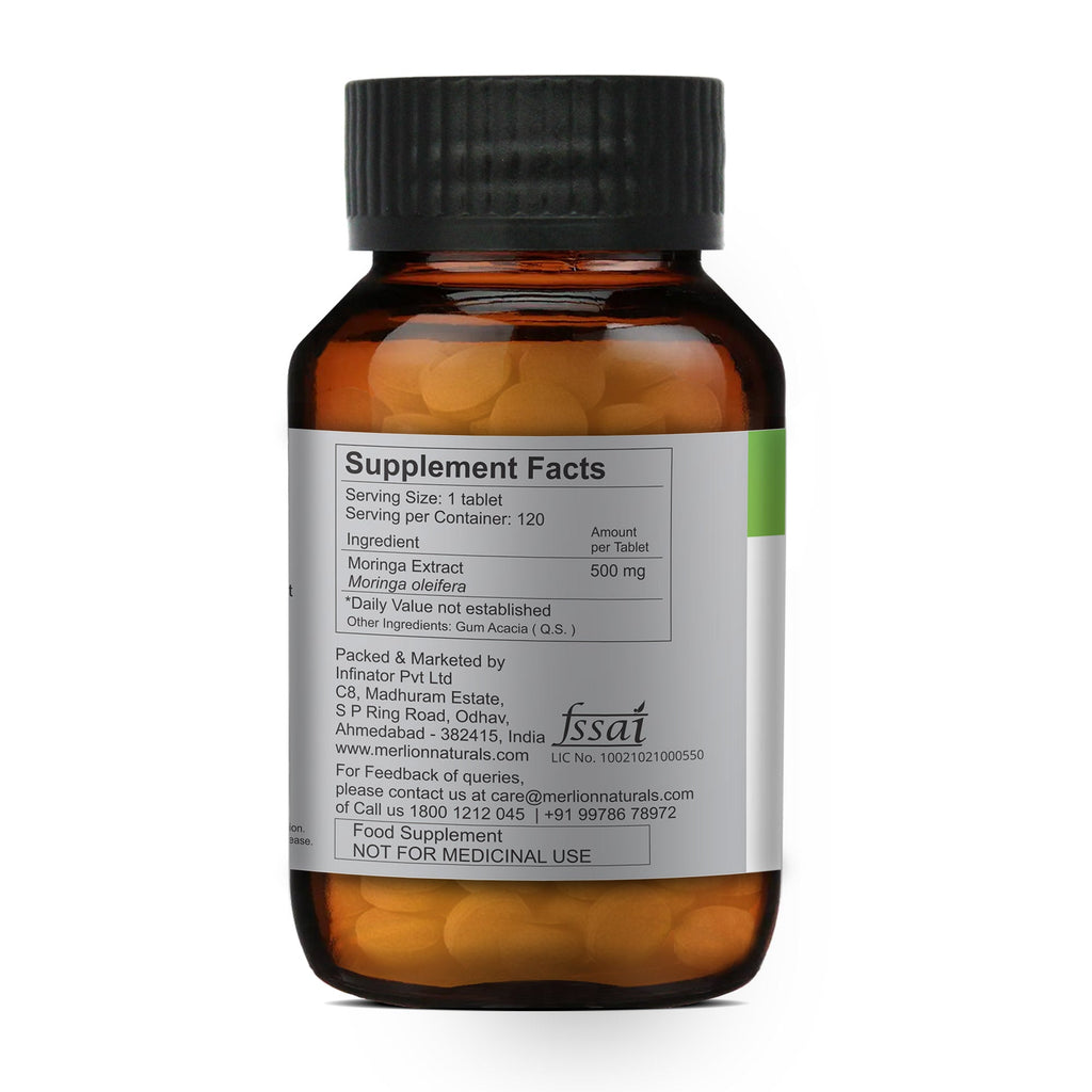 Merlion Naturals Moringa 500mg Tablets | Grocsy