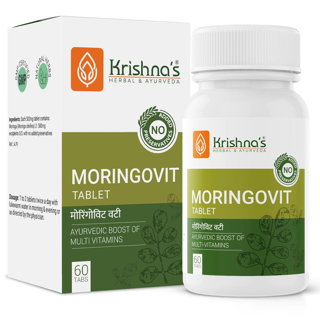 Krishna'S Herbal & Ayurveda Moringovit Tablets | Grocsy
