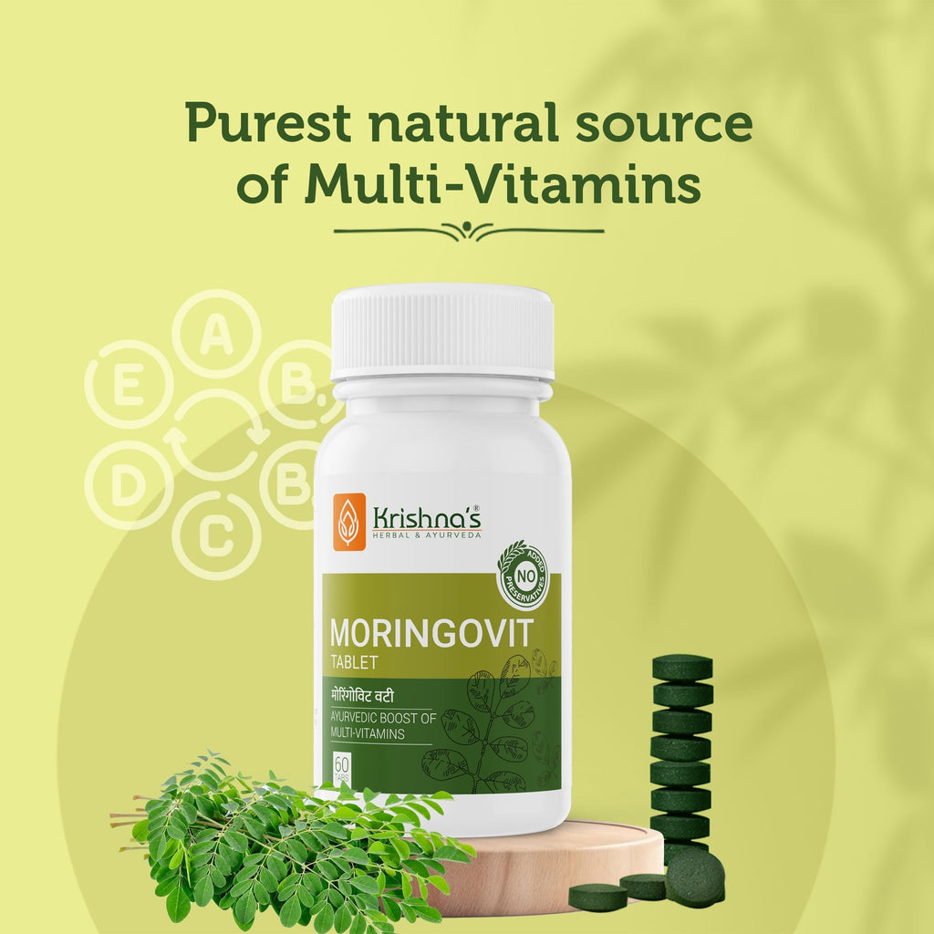 Krishna'S Herbal & Ayurveda Moringovit Tablets | Grocsy