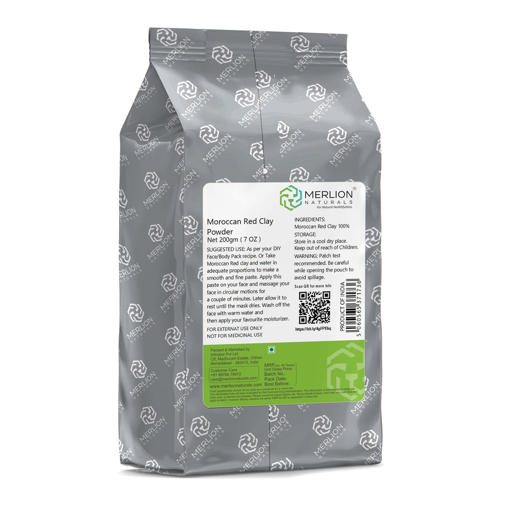Merlion Naturals Moroccan Red Clay Powder | Grocsy