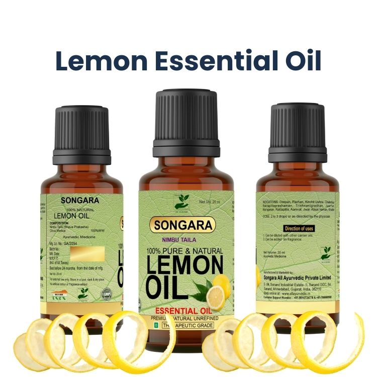 Songara Lemon Essential Oil | Grocsy