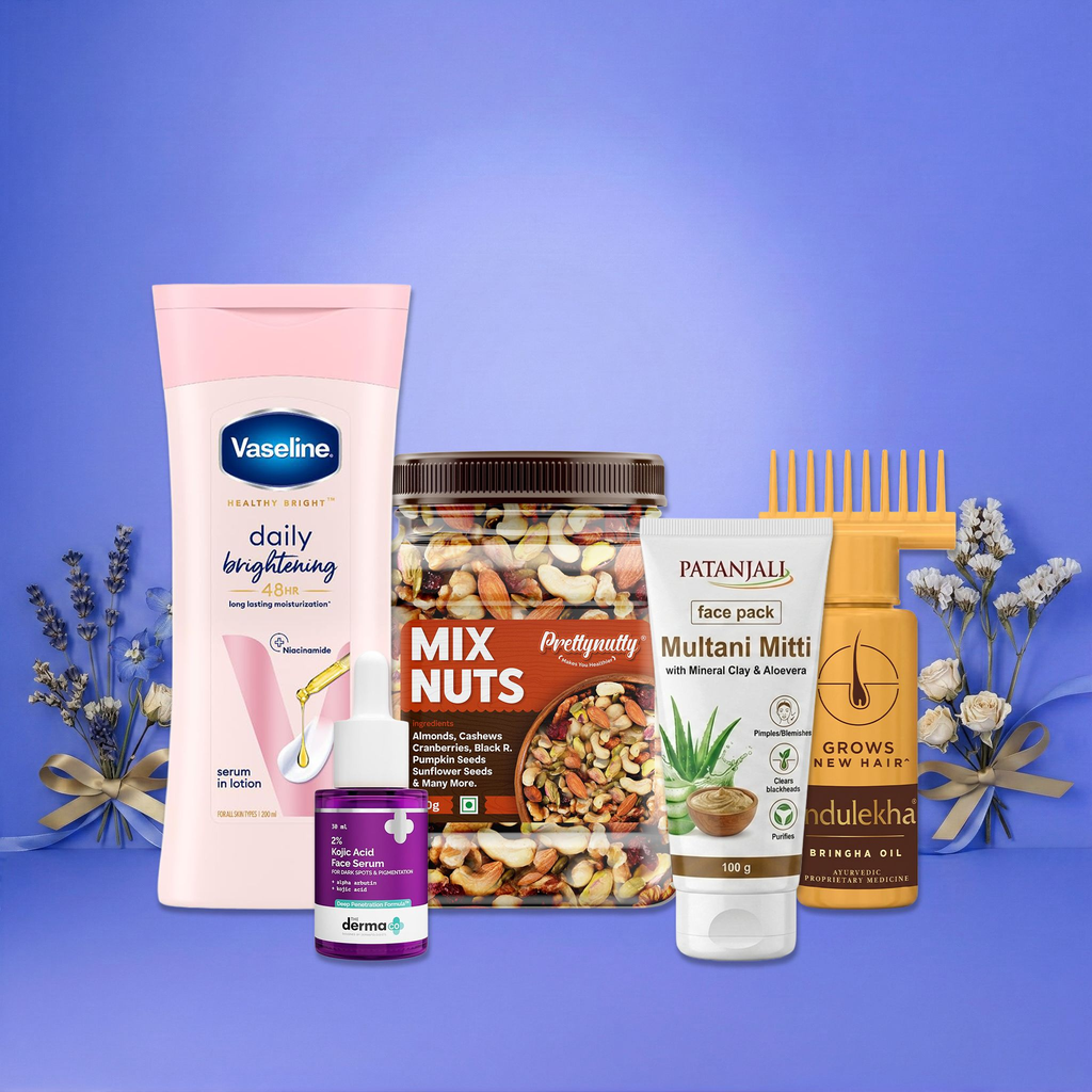 Maa, You Deserve a Break – The Pamper Hamper | Skincare, Hair Care & Indulgence Gift Set - kit | Grocsy
