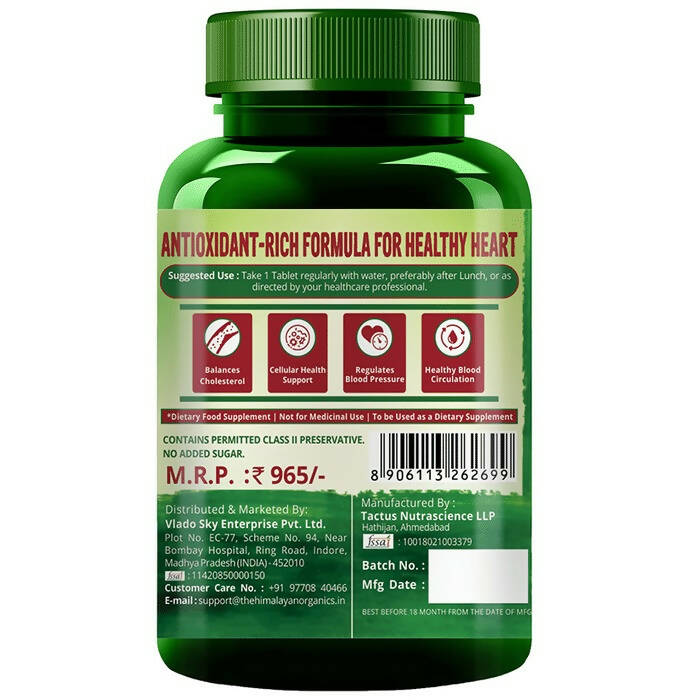 Himalayan Organics Heart Care CoQ10 Tablets | Grocsy
