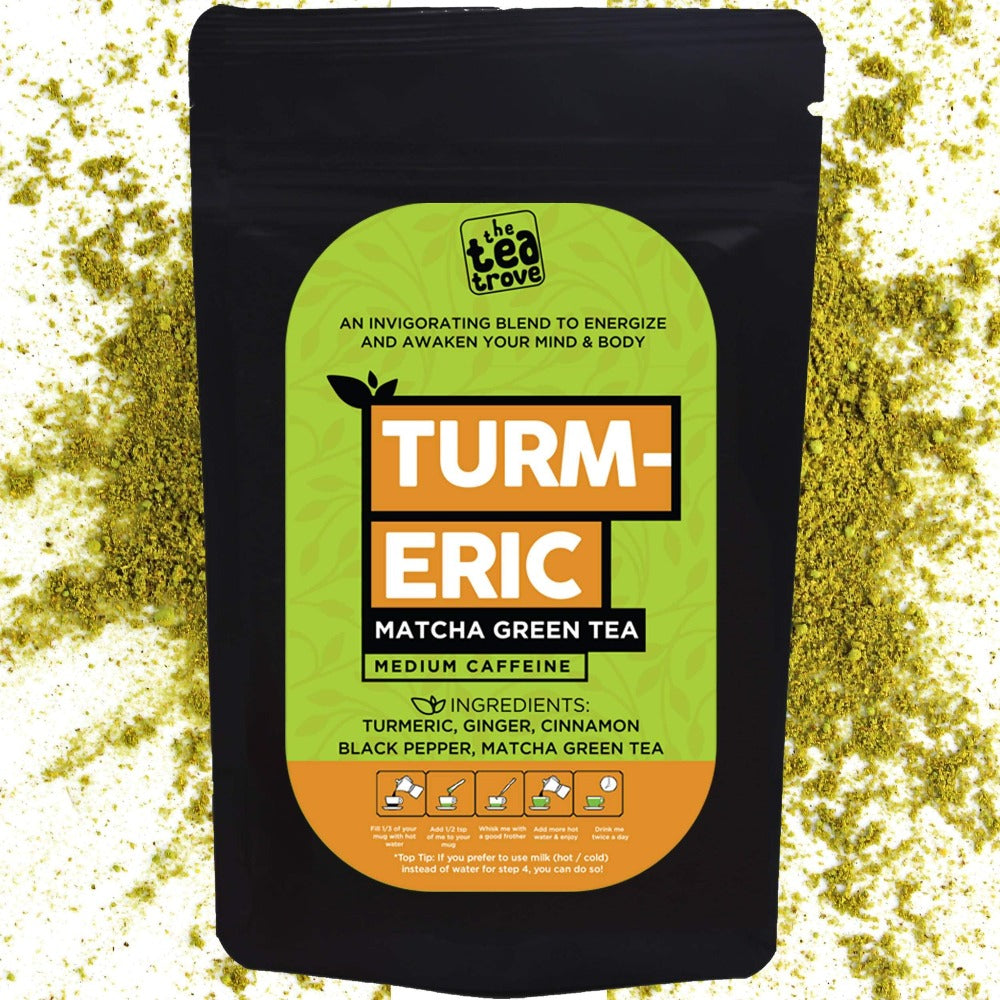 The Tea Trove - Turmeric Matcha Green Tea | Grocsy