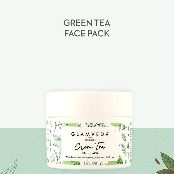 Glamveda Green Tea Recharge & Renew Face Pack | Grocsy