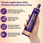 Streax Professional HueMagic Permanent Hair Colour - 3 Dark Brown | Grocsy