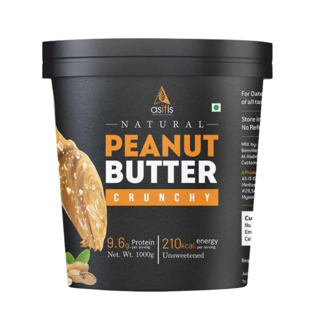 As-It-Is Nutrition Peanut Butter (Natural and Unsweetened) | Grocsy