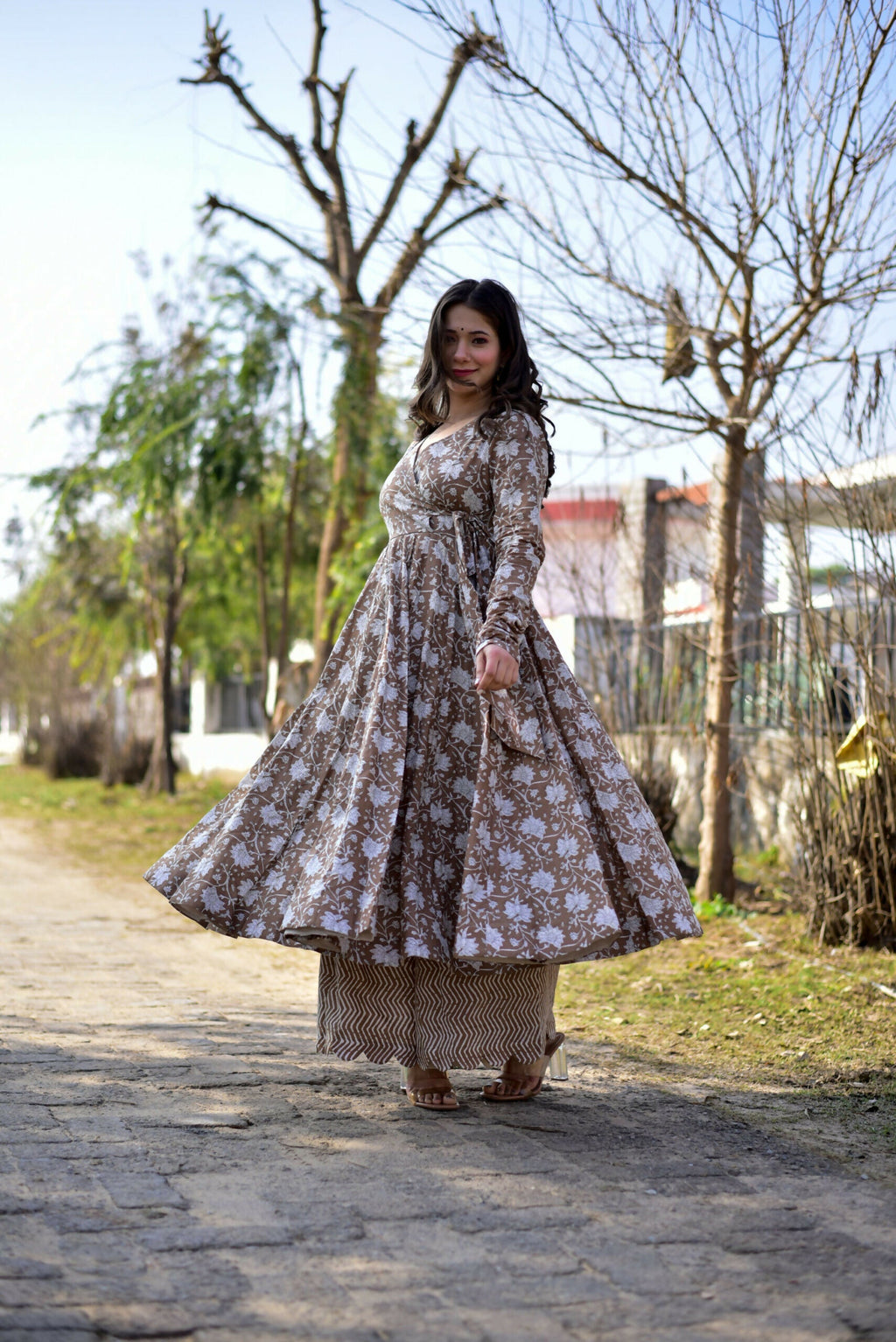 Aayaa Pure Cotton Silk Suit With Heavy Digital Print - Multi Color | Grocsy