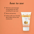 Burt's Bees Deep Pore Scrub with Peach & Willow Bark | Grocsy