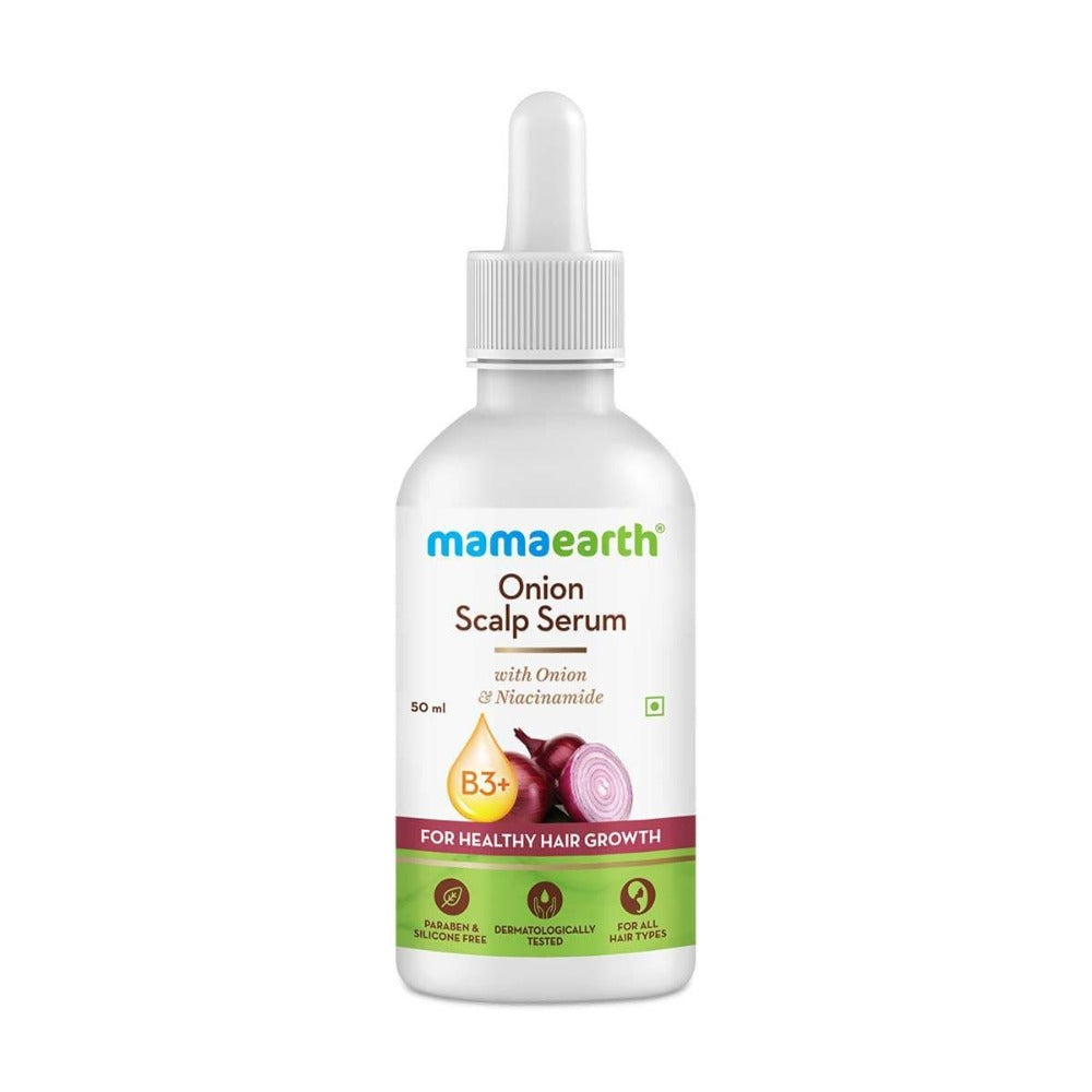 Mamaearth Onion Scalp Serum For Healthy Hair Growth | Grocsy