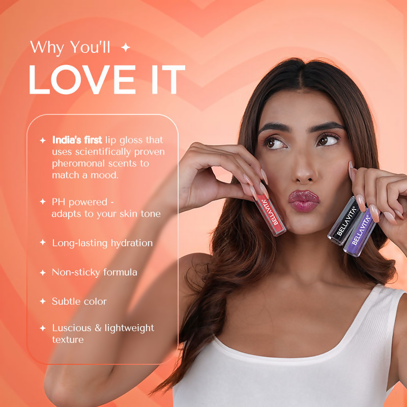 Bella Vita Organic pH Adapting Lip Gloss - Love Spell | Grocsy