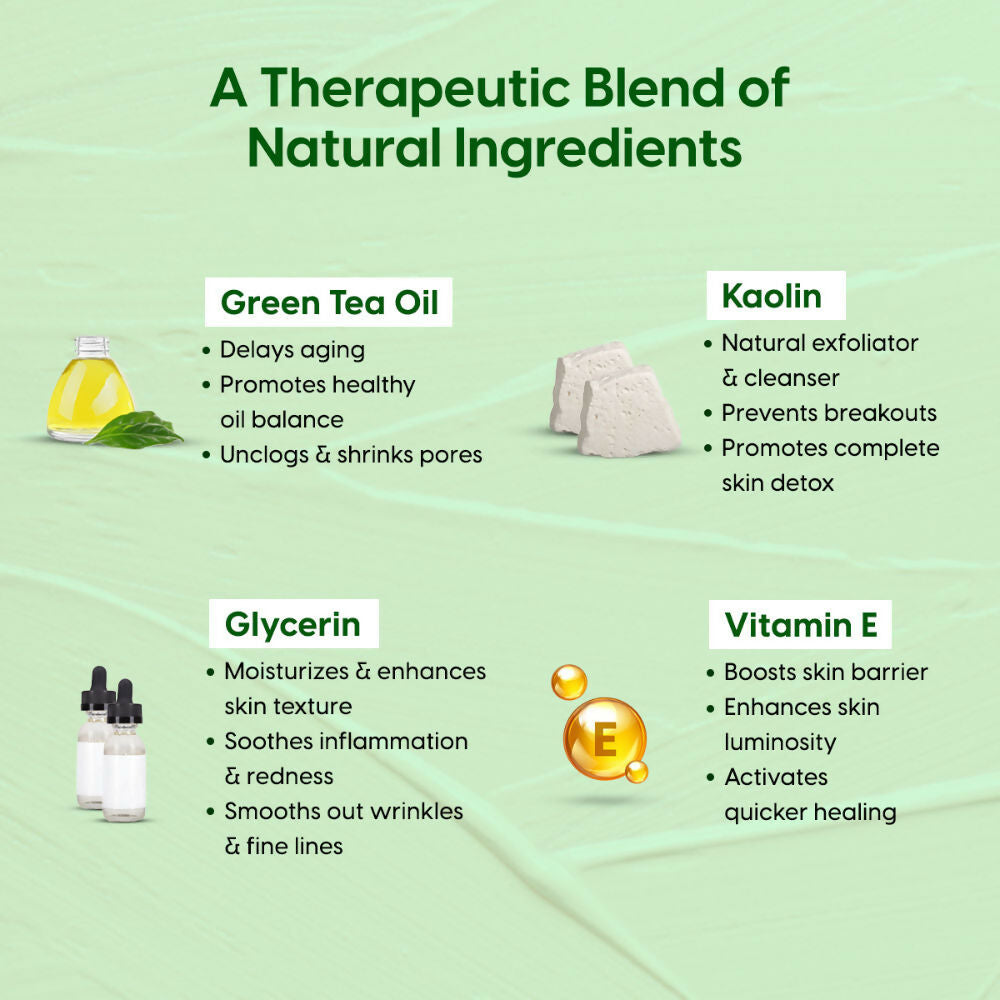 Matra Green Tea Mask Stick For Pore Control, Oil Balancing & Skin Brightening | Grocsy