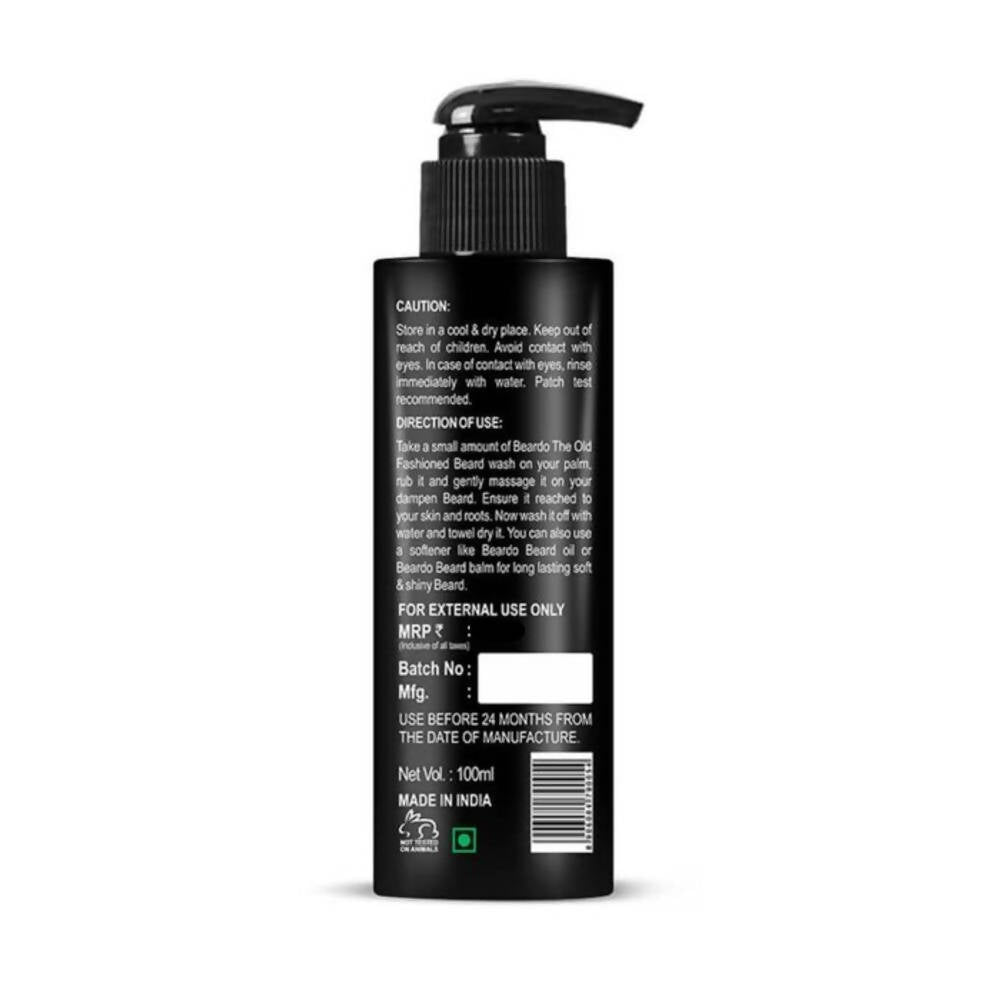 Beardo The Black Velvette Wash | Grocsy
