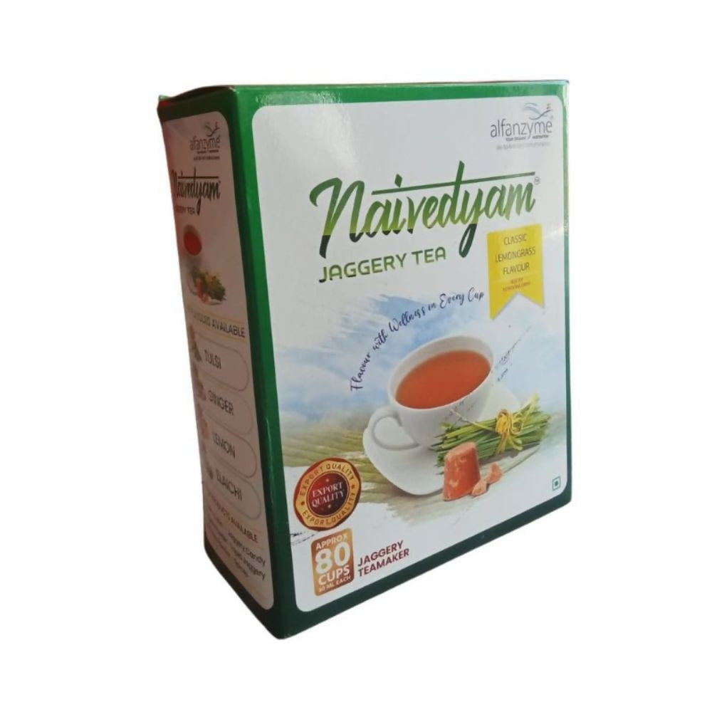 Naivedyam Classic Lemongrass Flavour Jaggery Tea | Grocsy