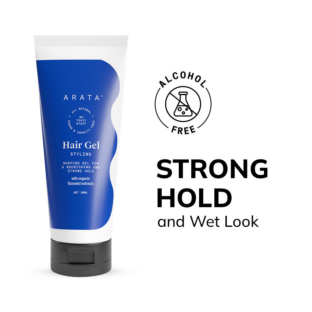 Arata Styling Hair Gel For Strong Hold & Definition Adds Texture & Control | Grocsy