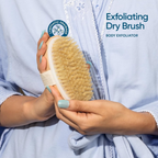 Bloom by Bold Care Exfoliating Oval Dry Bath Brush | Grocsy